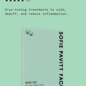 Sofie Pavitt Nice Ice Frozen Toner Pods - Green